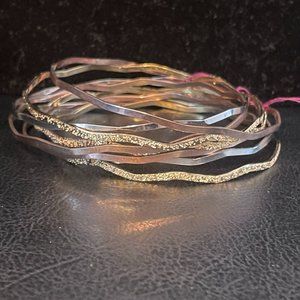 LAMINATED GOLD WOMEN BRACELET